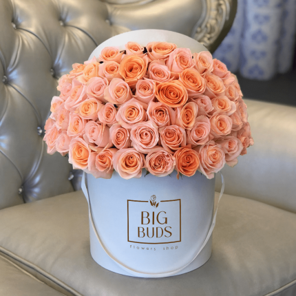 Signature Tiffany Peach Rose Box