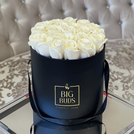 Yelena White Rose Box