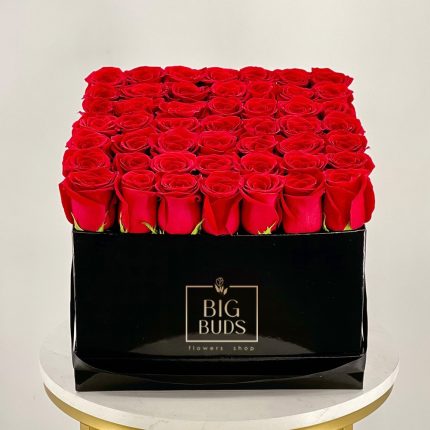 BBF Yelena Red Rose In Large Square Box