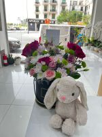 Box Floral Teddy - Image 2