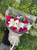 Blush Serenity Flower Bouquet - Image 3