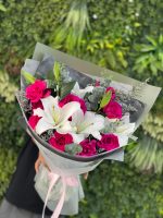 Blush Serenity Flower Bouquet - Image 2