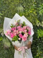 Pink Beauty Mix Flowers Grand Bouquet - Image 2