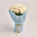 21 White Roses Harmony Bouquet