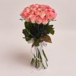 25 Blush Fresh Pink Roses Bouquet