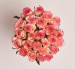 25 Blush Fresh Pink Roses Bouquet - Image 2