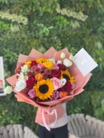 Golden Bloom Delight  Bouquet