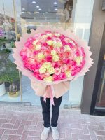 Rosé Elegance Grandeur Bouquet - Image 3