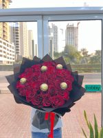 Golden Passion Bouquet - Image 3