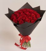 Crimson Passion Bouquet/50 Red Roses - Image 2