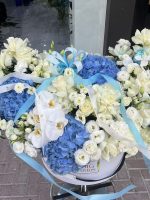 Azure Elegance luxurious Box Arrangement