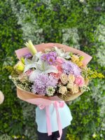 Pastel Bloom Elegance Bouquet - Image 2