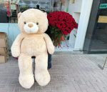 Grand Love Bear & Scarlet Rose Symphony