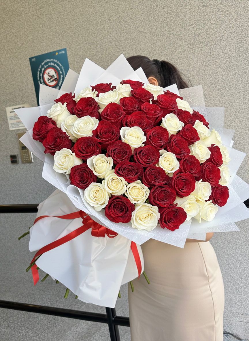 WhatsApp Image 2026-01-04 at 3.02.23 AM Crimson Ivory Symphony Bouquet - Image 1