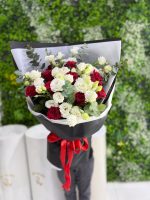 Scarlet & Ivory Harmony Bouquet