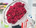 Ruby Romance Grande Bouquet/50 Red Roses - Image 3