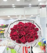 Ruby Romance Grande Bouquet/50 Red Roses - Image 2