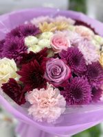 Lavender Blush Harmony Bouquet/Fersh Mix Flowers - Image 3