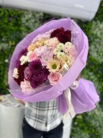Lavender Blush Harmony Bouquet/Fersh Mix Flowers - Image 2