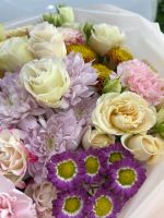 Blush Meadow Delight Bouquet /Mix Flowers - Image 3