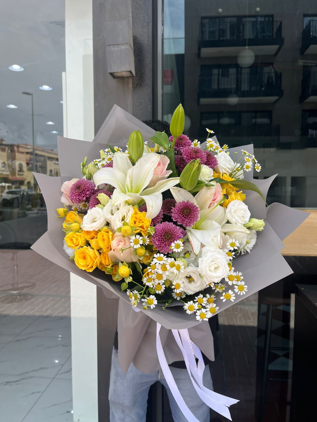 WhatsApp Image 2026-04-26 at 1.34.31 PM (1) Golden Garden Symphony Bouquet - Image 1