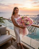 Sunset Blush Symphony Bouquet/Mix Pink Flowers