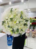 Ivory Elegance Bouquet/Mix Flowers - Image 3