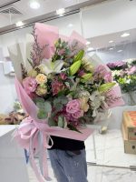 Blush Lily Elegance/Mix Flowers - Image 2