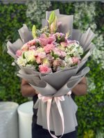 Pastel Lily Garden Bouquet/Mix Flowers