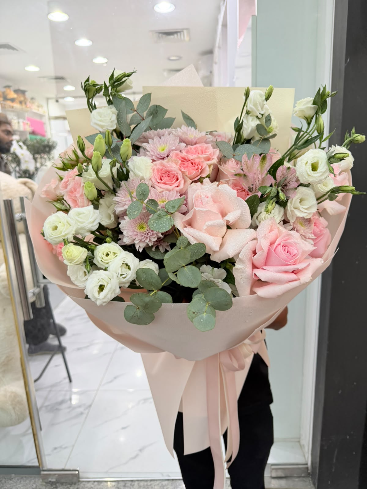WhatsApp Image 2026-09-18 at 2.34.20 PM (1) Blush Garden Romance Bouquet - Image 1