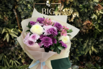 Royal Purple Chrysanthemum & Alstroemeria Bouquet